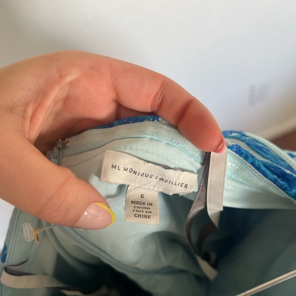 ML Monique Lhuillier Kate Jacquard Mini Dress - Picture 5 of 5